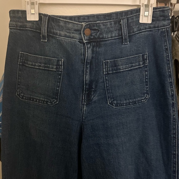 Extra High-Waisted Trouser Wide-Leg Jeans Dark Wash- Old Navy - Picture 2 of 4